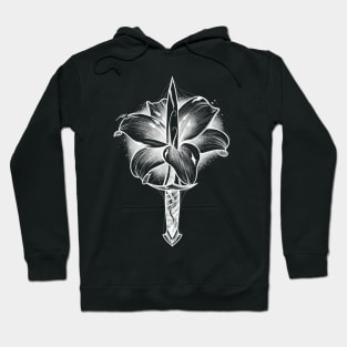 Dagger and Lily (white version) Hoodie